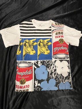 Andy Warhol Campbells Soup can Cow Abstract‎ flower graphic Kids 13 Woman small
